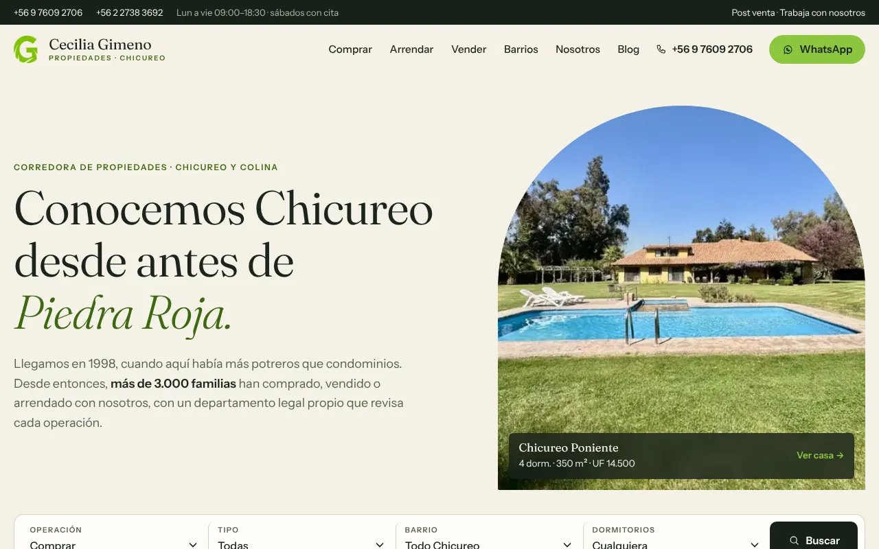 Propuesta de rediseño para Cecilia Gimeno