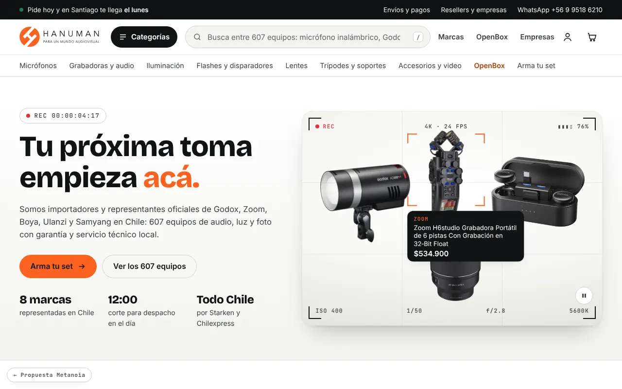Propuesta de rediseño para Hanuman