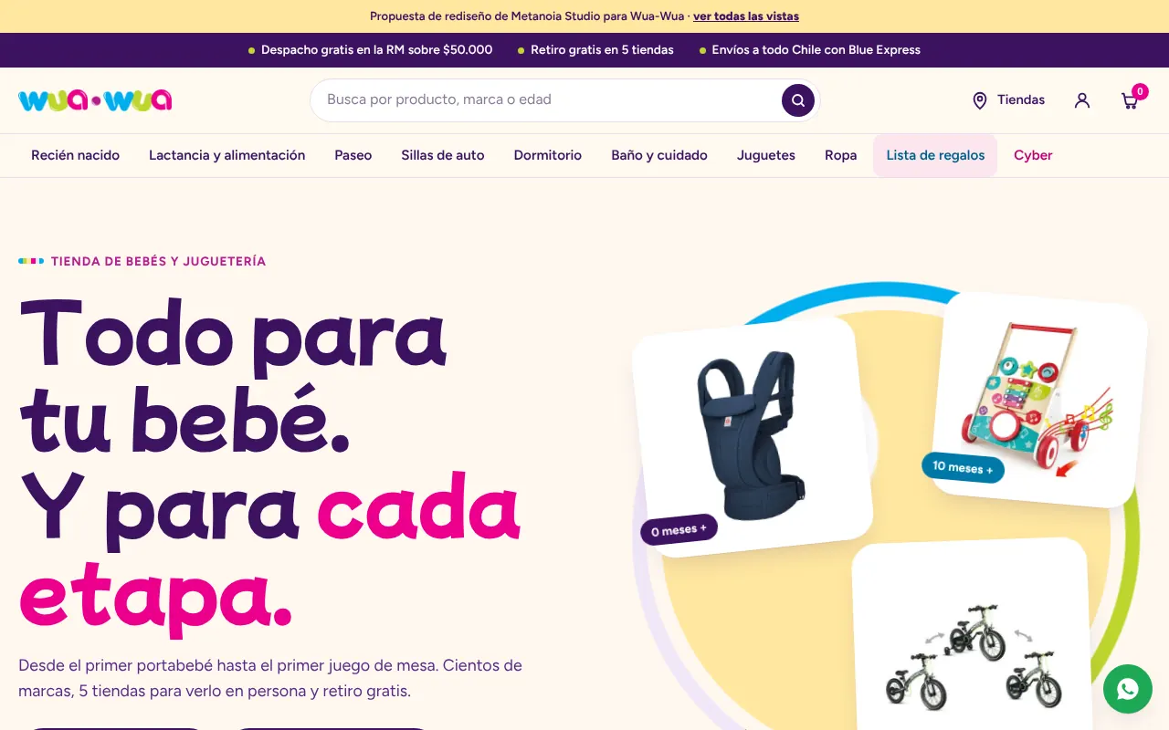 Propuesta de rediseño para Wua-Wua